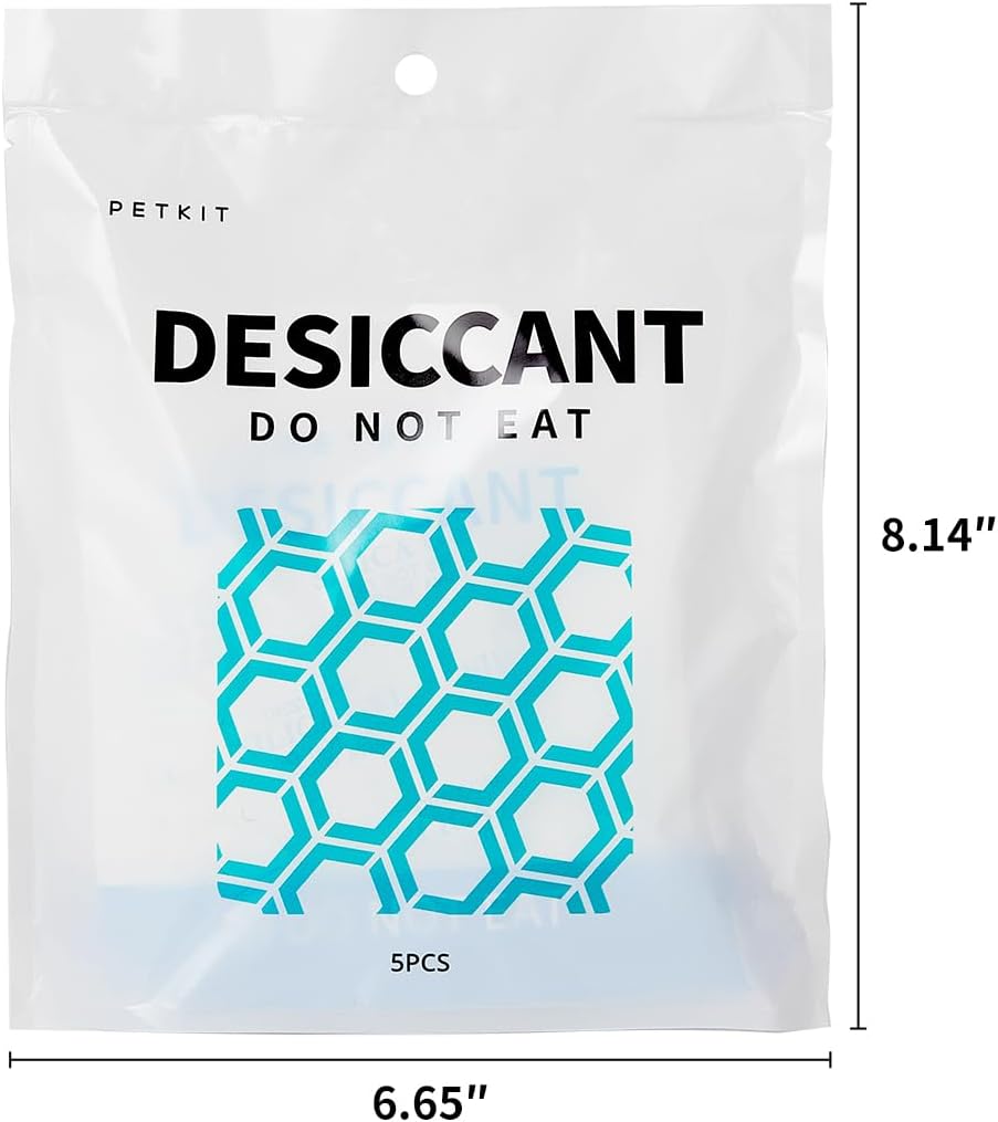 PETKIT Replaced Desiccant for All Smart Feeders -5 Packs, Replacement Desiccant Bags for Automatic Pet Feeders Cat Dog Feeders Desiccant Bag