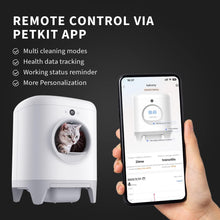 Load image into Gallery viewer, PETKIT PuraX Self-Cleaning Litter Box, Scooping Free and Automatic for Multiple Cats with Mat, xSecure/Odor Removal/APP Control
