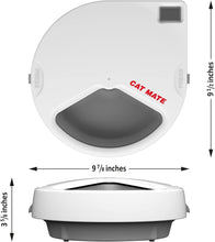 Load image into Gallery viewer, Cat Mate C300 Automatic 3 Meal Pet Feeder with Digital Timer for Cats and Small Dogs
