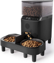 Load image into Gallery viewer, Elevated Automatic Cat Feeders for 2 Cats, 5L Multiple Cat Feeder with Timer
