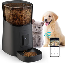 Load image into Gallery viewer, ADVWIN Pet Feeder,1080P HD WiFi 6L Automatic Cat Feeder 110°Angle Adjustable with Night Vision Camera, Smart Timed Pet Feeder for Dogs and Cats
