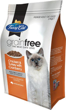 Load image into Gallery viewer, Fussy Cat Grain Free Adult Dry Cat Food Chicken &amp; Turkey &amp; Cranberries 10kg (2.5kg x4)
