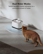 Load image into Gallery viewer, PETLIBRO Cat Water Fountain Inside,Wireless ,2.5L/84oz Dockstream Battery Operated Automatic for Drinking with Wireless Pump,Easy Cleaning,BPA-Free

