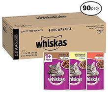 Load image into Gallery viewer, Whiskas Mixed Selection in Gravy Wet Cat Food 85g Pouch, 90 Pack, One Size
