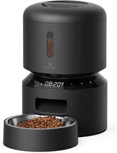 Load image into Gallery viewer, Automatic Cat Feeders, Pet Dry Food Dispenser Triple Preservation with Stainless Steel Bowl &amp; Twist Lock Lid, Timed Cat Feeder Up to 50 Portions 6 Meals Per Day
