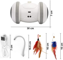 Load image into Gallery viewer, Cat Toys Robotic Interactive Indoor Electronic Toys with LED Light 360 Degree Rotation
