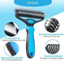 Load image into Gallery viewer, Pet Comb Cat And Dog Brush 2 in 1 Grooming Comb
