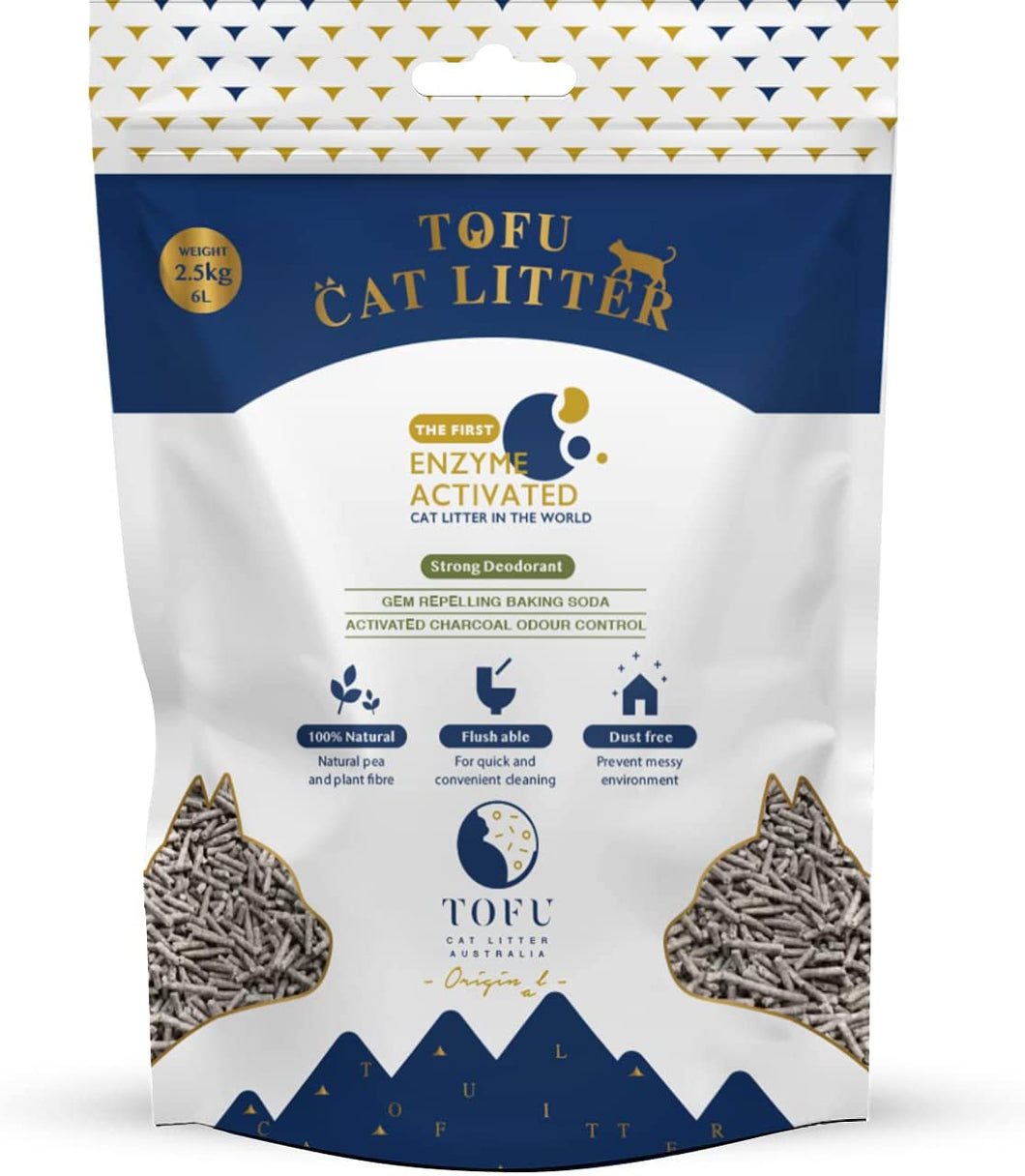 Tofu Cat Litter Australia | Flushable Litter | Dust Free | Strong Deodoriser | 6L 2.5KG