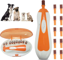 Load image into Gallery viewer, Dog Nail Grinder Nail Trimmer File, Pet Safe Electric Nail Clippers Kit 20in1
