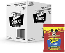 Load image into Gallery viewer, Schmackos Strapz Chicken Flavour Dog Treats, 2kg Value Pack, (4 x 500g bags)

