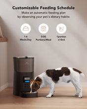 Load image into Gallery viewer, Automatic Dog Feeder, 6L Dog Food Dispenser with Twist Lock Lid

