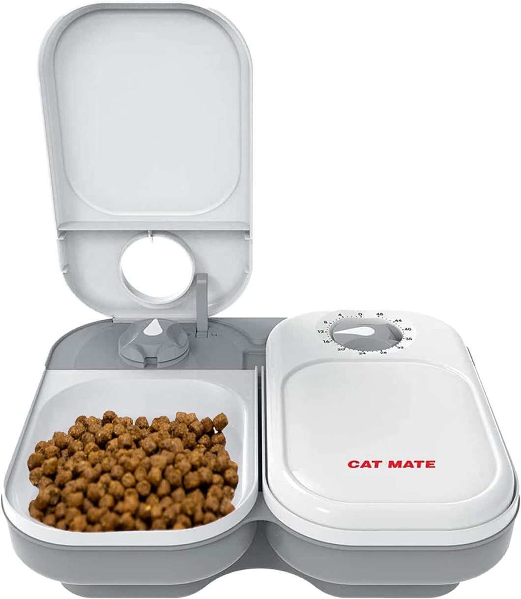 Cat Mate C200 2 Meal Automatic Pet Feeder For Cats And Small Dogs with Ice Pack