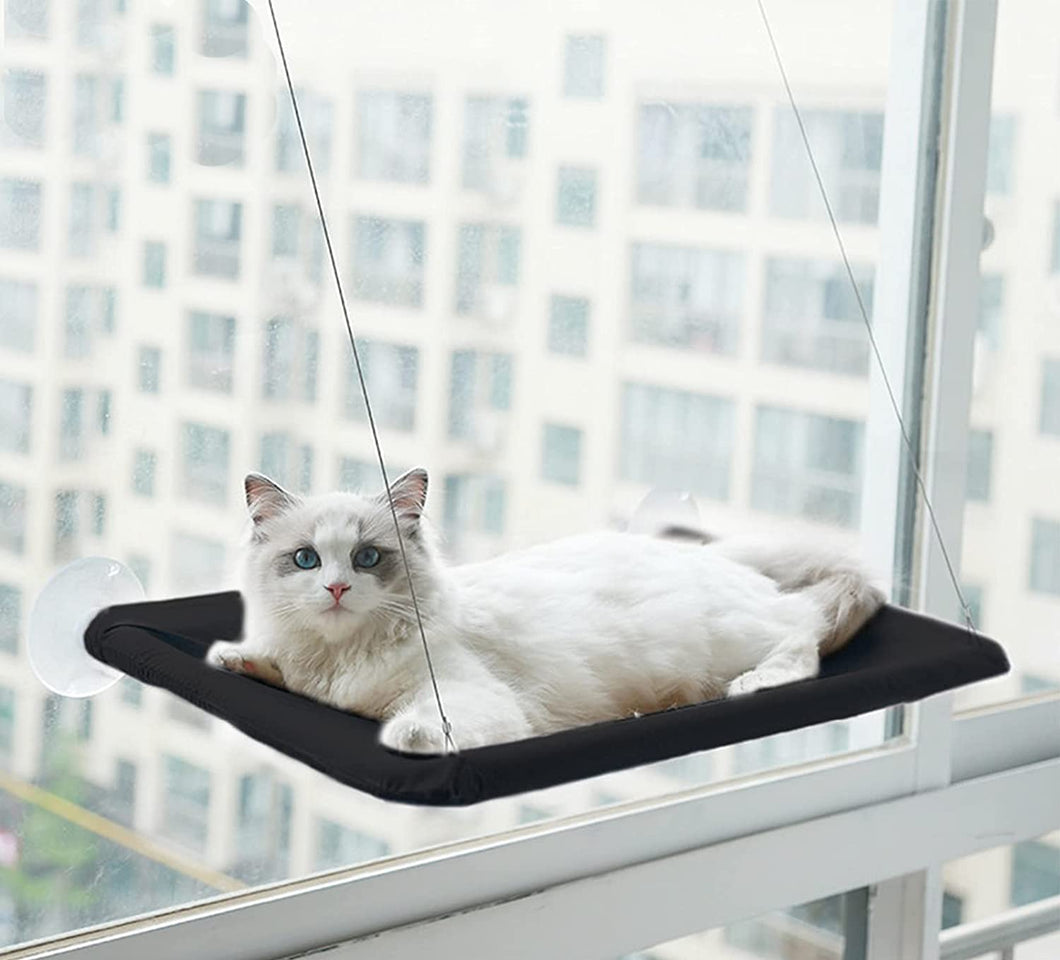 Cat Hammock Bed, Cat Window Bed,Cat Shelves, Hanging Cat Accessories Furniture for Kitty Pet Animal Kitten Window Seat