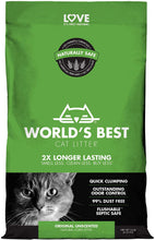 Load image into Gallery viewer, World&#39;s Best Cat Litter Green Clumping Unscented 6.35KG
