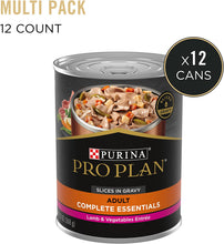 Load image into Gallery viewer, Purina Pro Plan Adult Lamb and Vegetable Entree Wet Dog Food 368 g, Pack of 12
