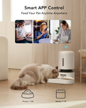 Load image into Gallery viewer, PETLIBRO Automatic Cat Feeder, 5G WiFi Pet Feeder with APP Control for Pet Dry Food, Low Food &amp; Blockage Sensor
