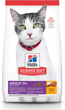 Load image into Gallery viewer, Hill&#39;s Science Diet Senior Adult 11+ Age Defying, Chicken Recipe, Dry Cat Food 3.17kg
