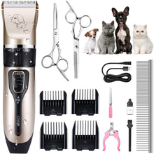 Load image into Gallery viewer, Dog Clipper Grooming Kit, 13IN1 Pet Hair Scissors, Pet Trimmer for Cat and dog
