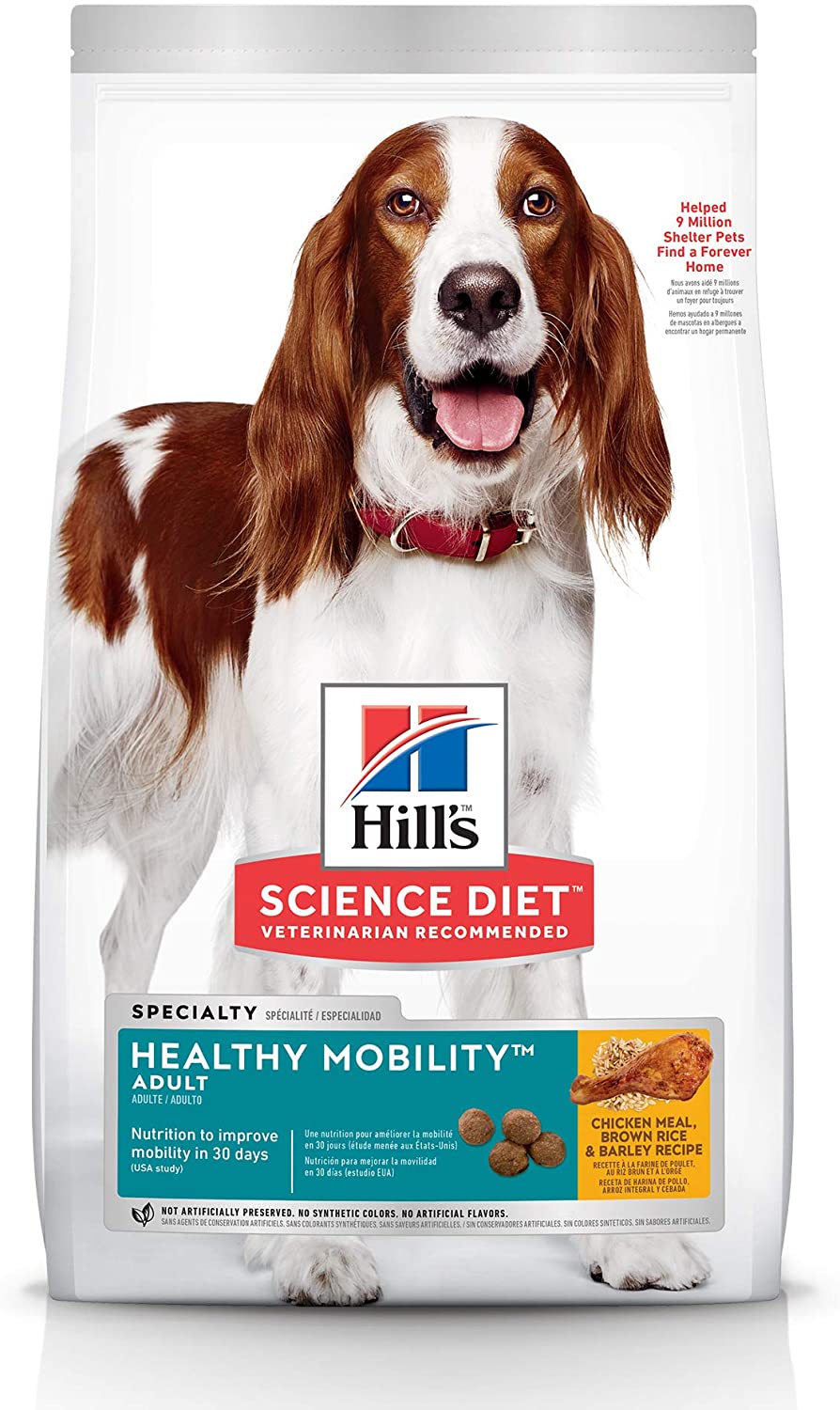 Hill's Science Diet Healthy Mobility Adult, Chicken Meal, Brown Rice & Barley Recipe 12kg