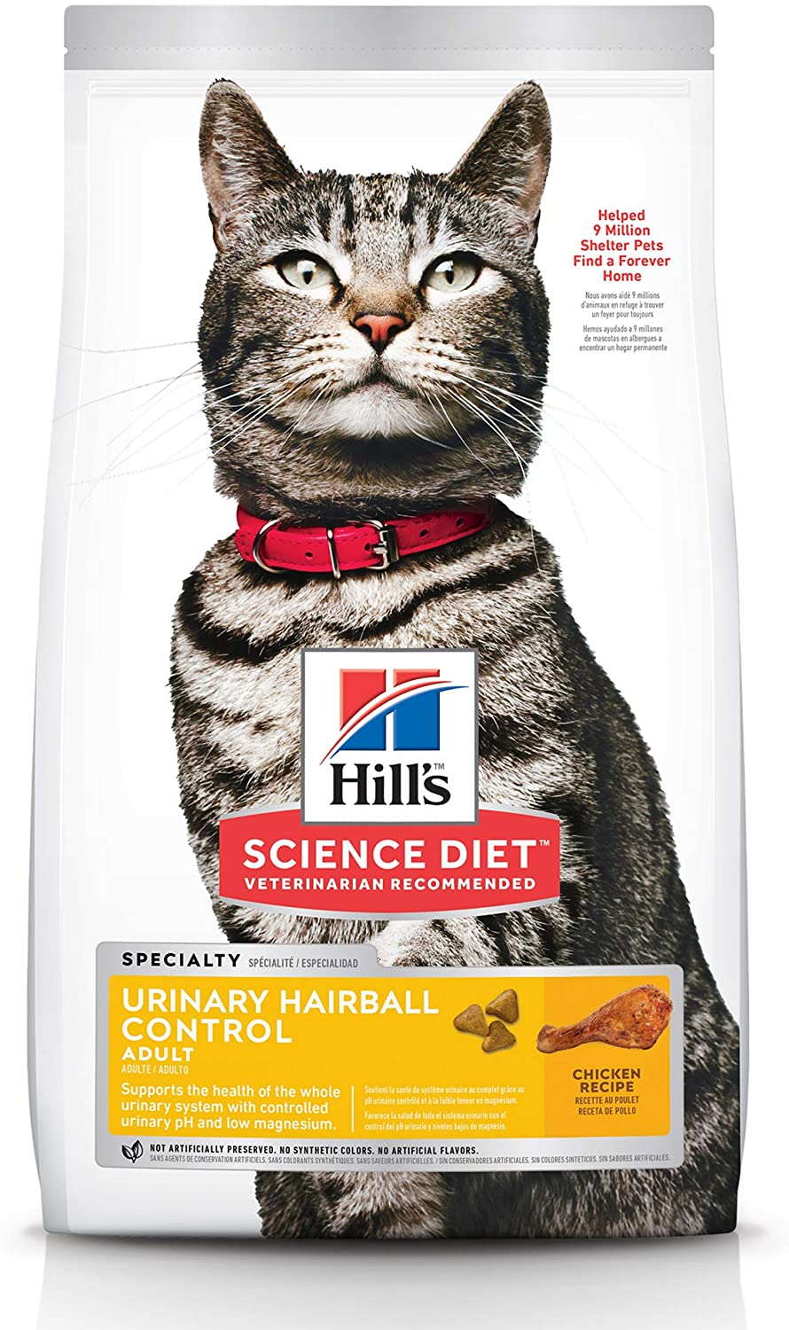 Hill's Science Diet Urinary Hairball Control Chicken Recipe 3.17KG