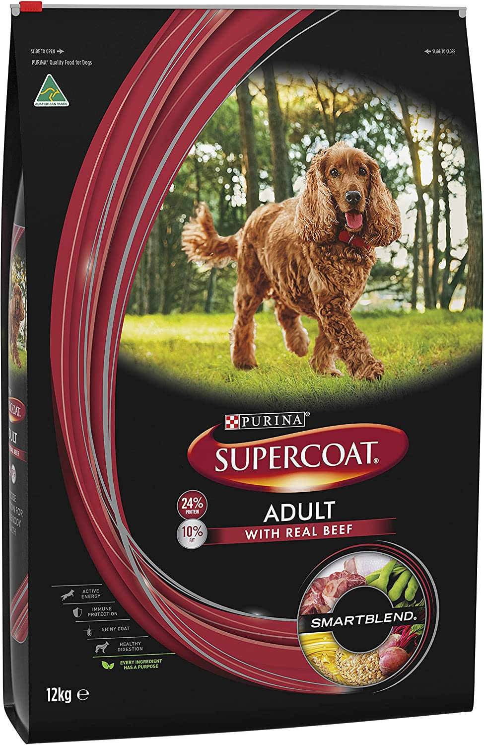 Supercoat Adult Dog Food Beef 12kg