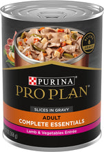 Load image into Gallery viewer, Purina Pro Plan Adult Lamb and Vegetable Entree Wet Dog Food 368 g, Pack of 12
