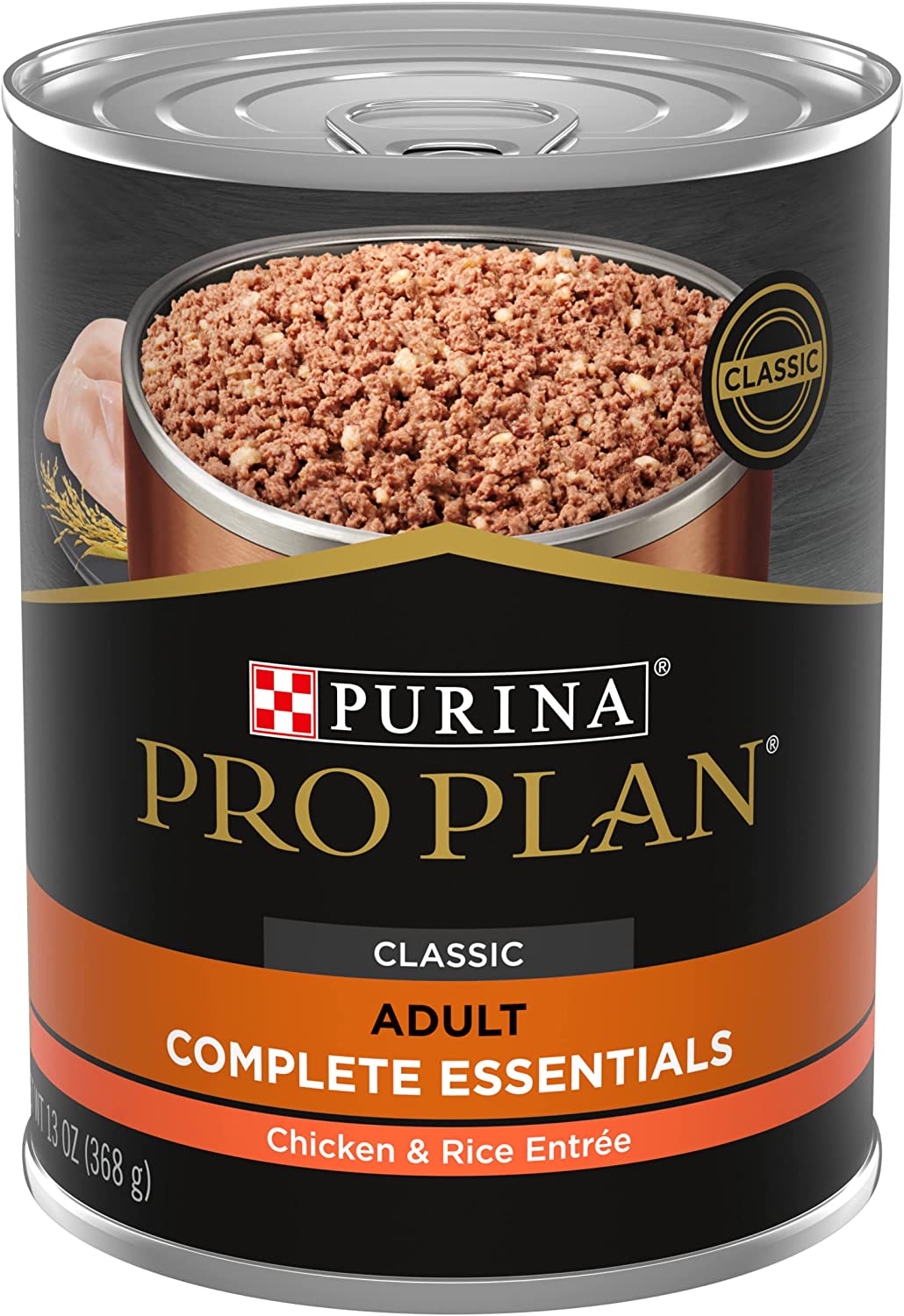 Purina Pro Plan Adult Chicken and Rice Entree Wet Dog Food 368 g, Pack of 12