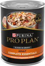 Load image into Gallery viewer, Purina Pro Plan Adult Chicken and Vegetable Entree Wet Dog Food 368 g, Pack of 12
