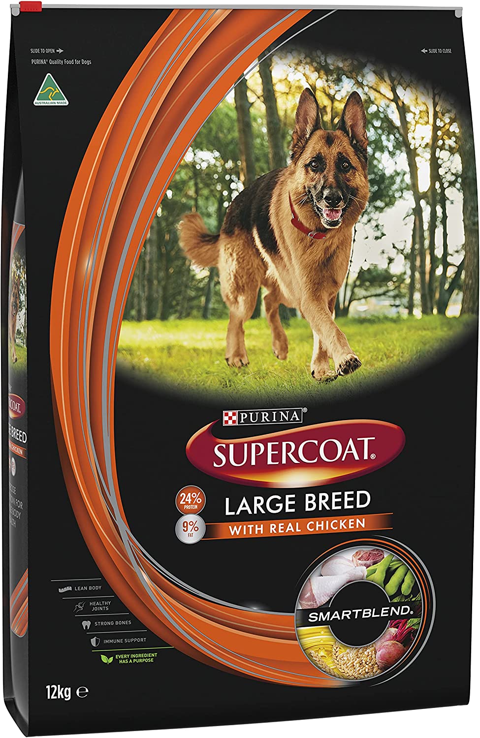 Supercoat Large Breed Dog Food, Chicken, 12kg – OZ PETS STORE