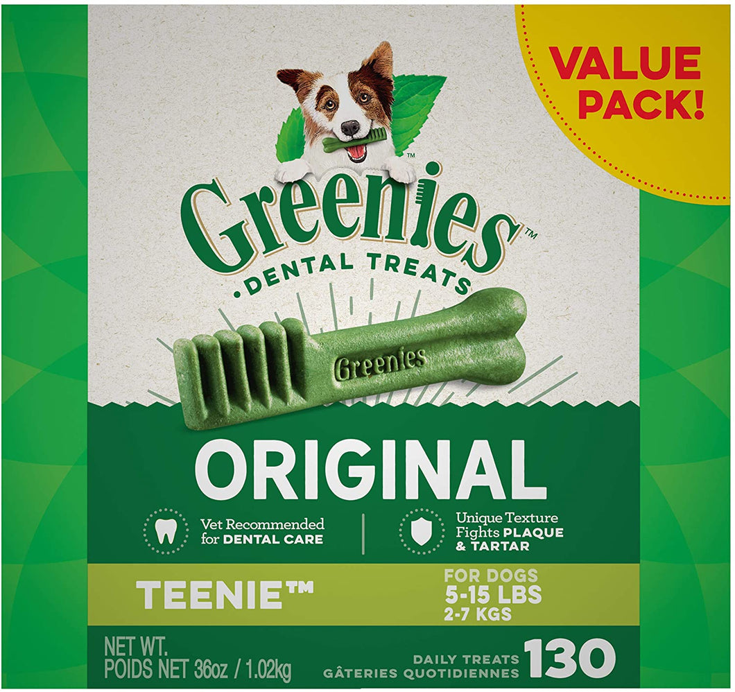 Greenies Dental Treat Original Teenie 1kg (129 treats)