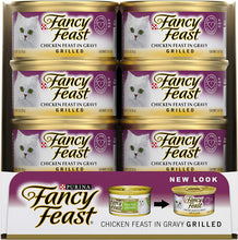 Load image into Gallery viewer, Fancy Feast Grilled Chicken in Gravy Wet Cat Food, Adult 24*85gm
