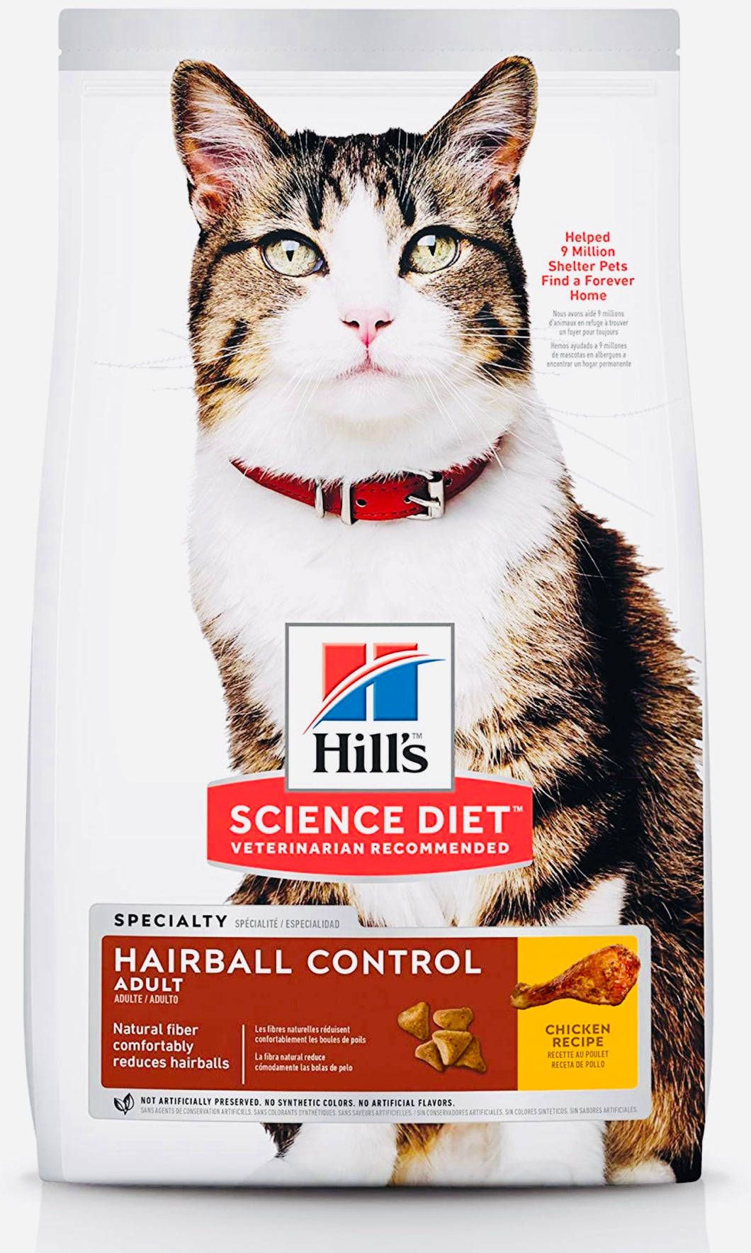 Hills science diet hairball control chicken recipe Dry cat food 4KG