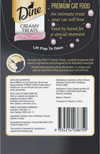 Load image into Gallery viewer, Dine Creamy Treats for Cat Tuna &amp; Salmon Flavour 12g*32 Counts
