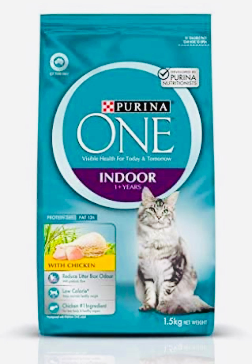 Purina Indoor Chicken Dry Cat Food 1.5KG