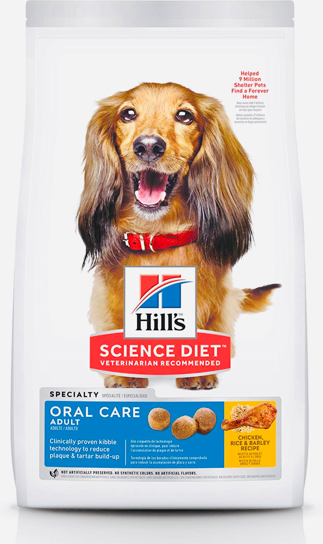 Hill’s science diet chicken rice and barley recipe oral care adult 12KG