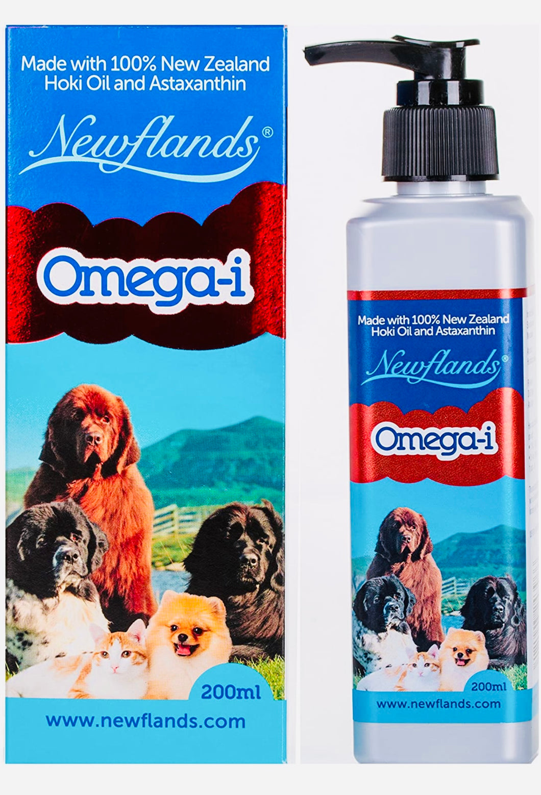 Omega I-oil natural fish oil food supplement for dogs & cats 0.5 pounds