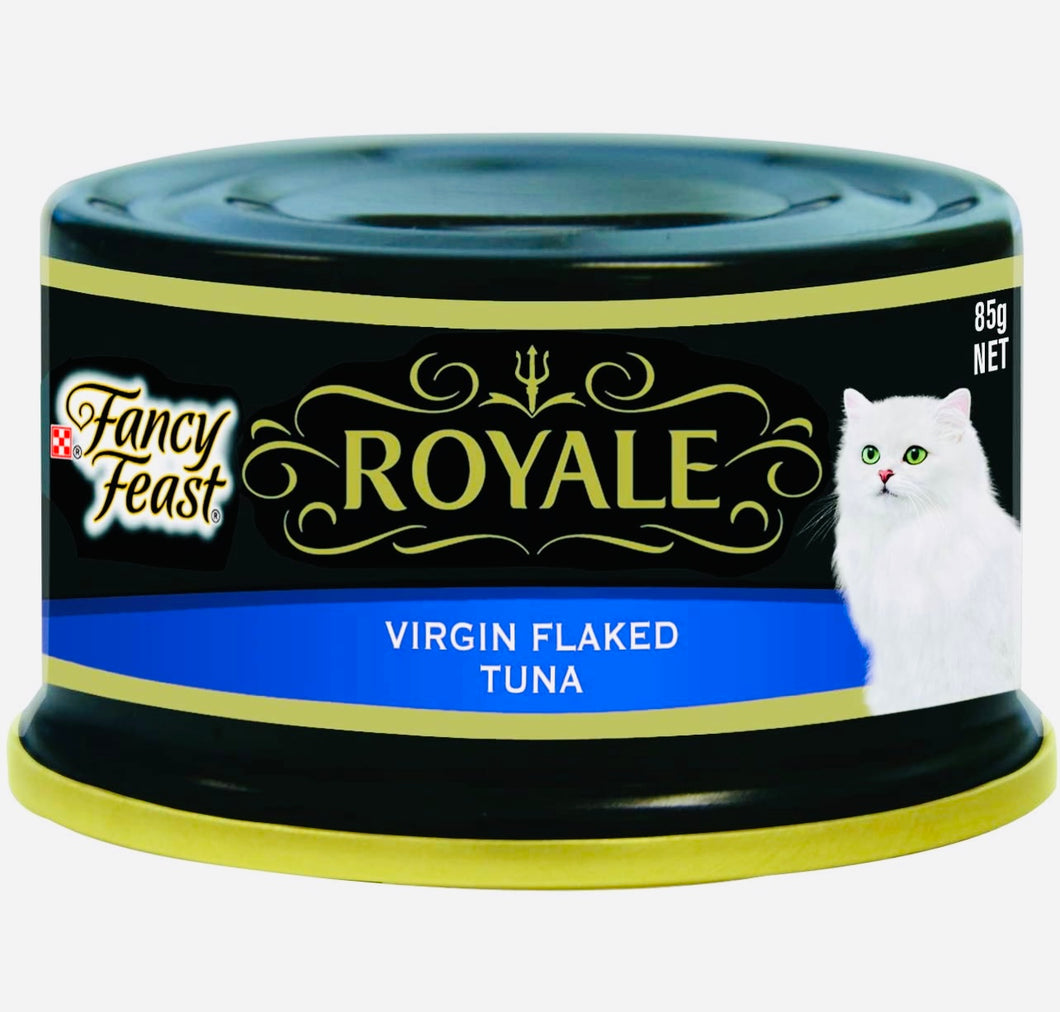 Fancy feast Royale virgin flake tuna wet cat food 24*85gm