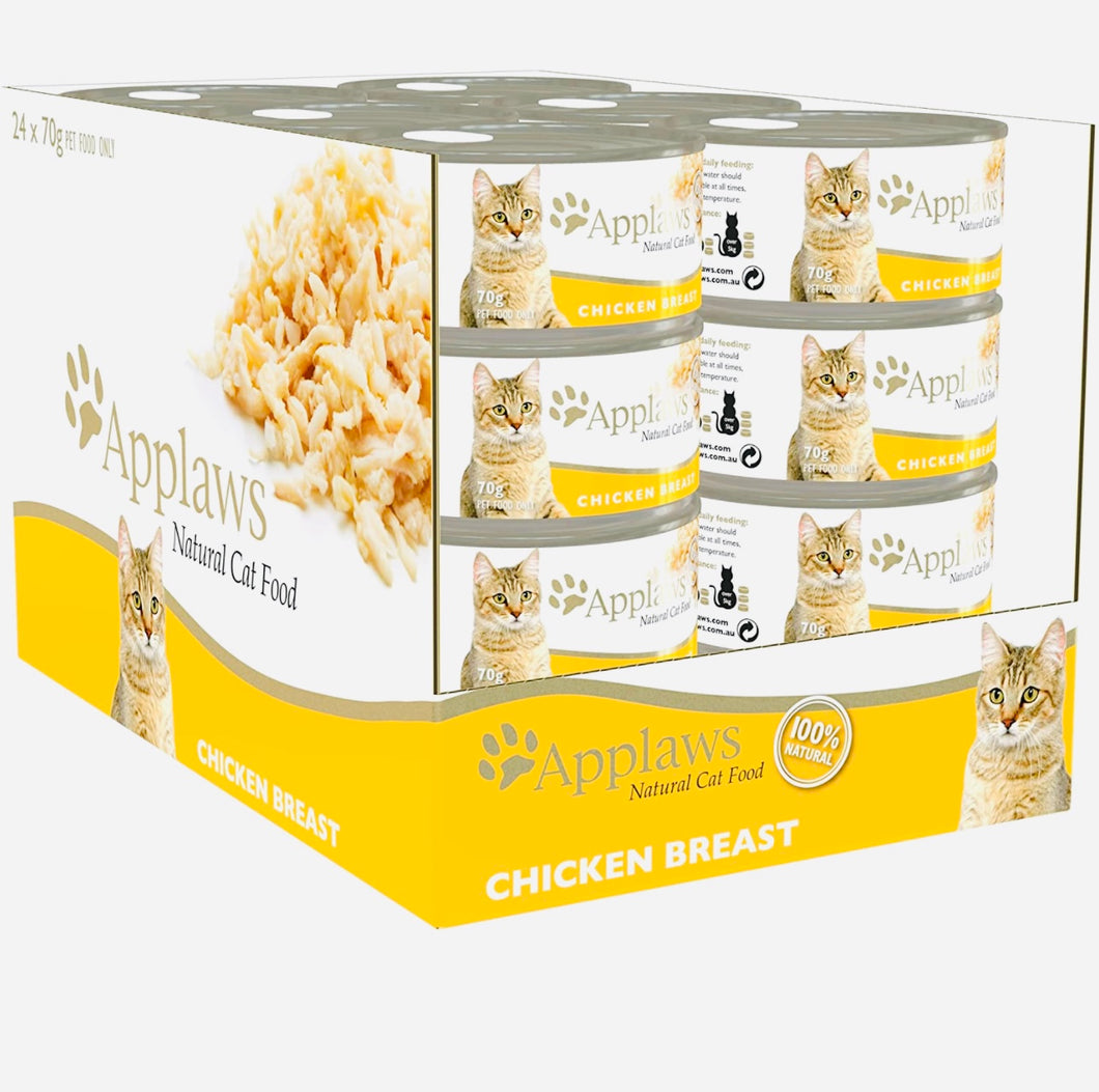 Applaws Chicken Breast natural wet cat food 24*70gm