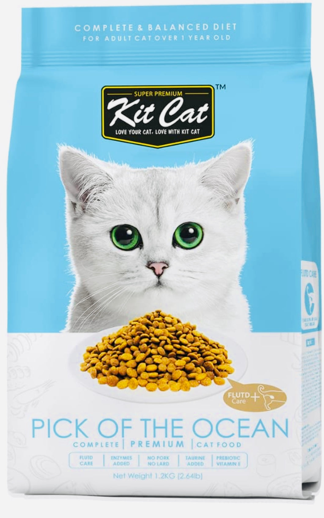 Kit cat pick of the ocean premium dry cat food 1.2 kg