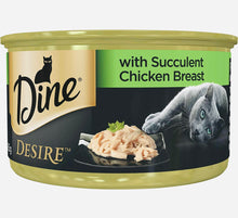 Load image into Gallery viewer, Dine desire succulent chicken breast wet cat food 85gm*24pk
