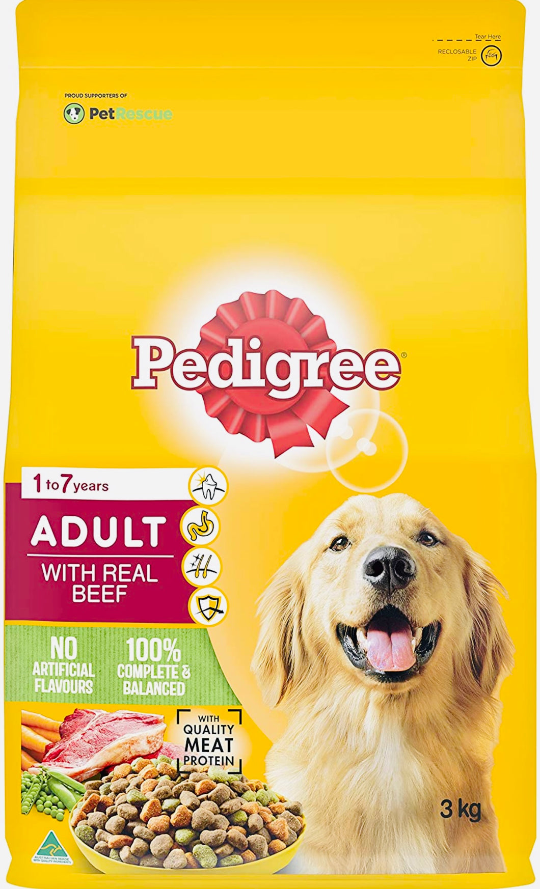 Pedigree Small Dog Complete Nutrition Small Breed Adult Dry Dog Food  Grilled Steak and Vegetable Flavor Dog Kibble, 3.5 lb. Bag | Petco