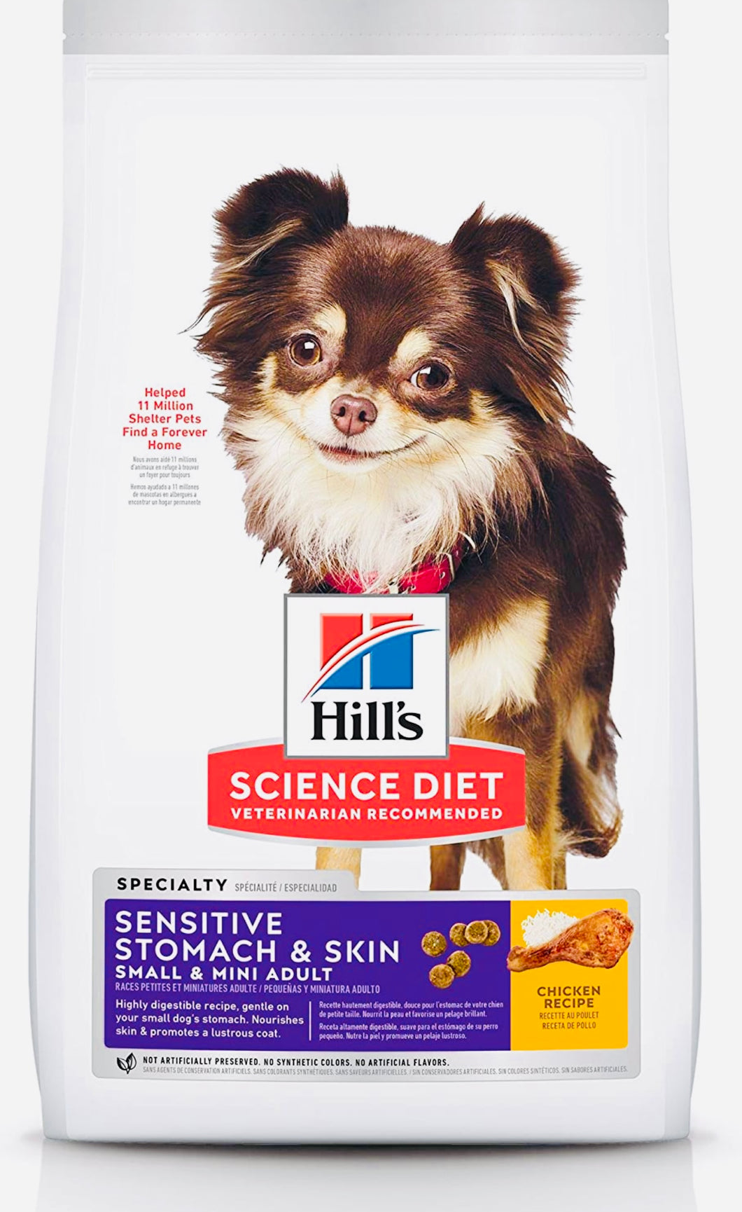 Hills science Diet sensitive Skin chicken Recipe ,Dry dog food,Adult 1.81 kg