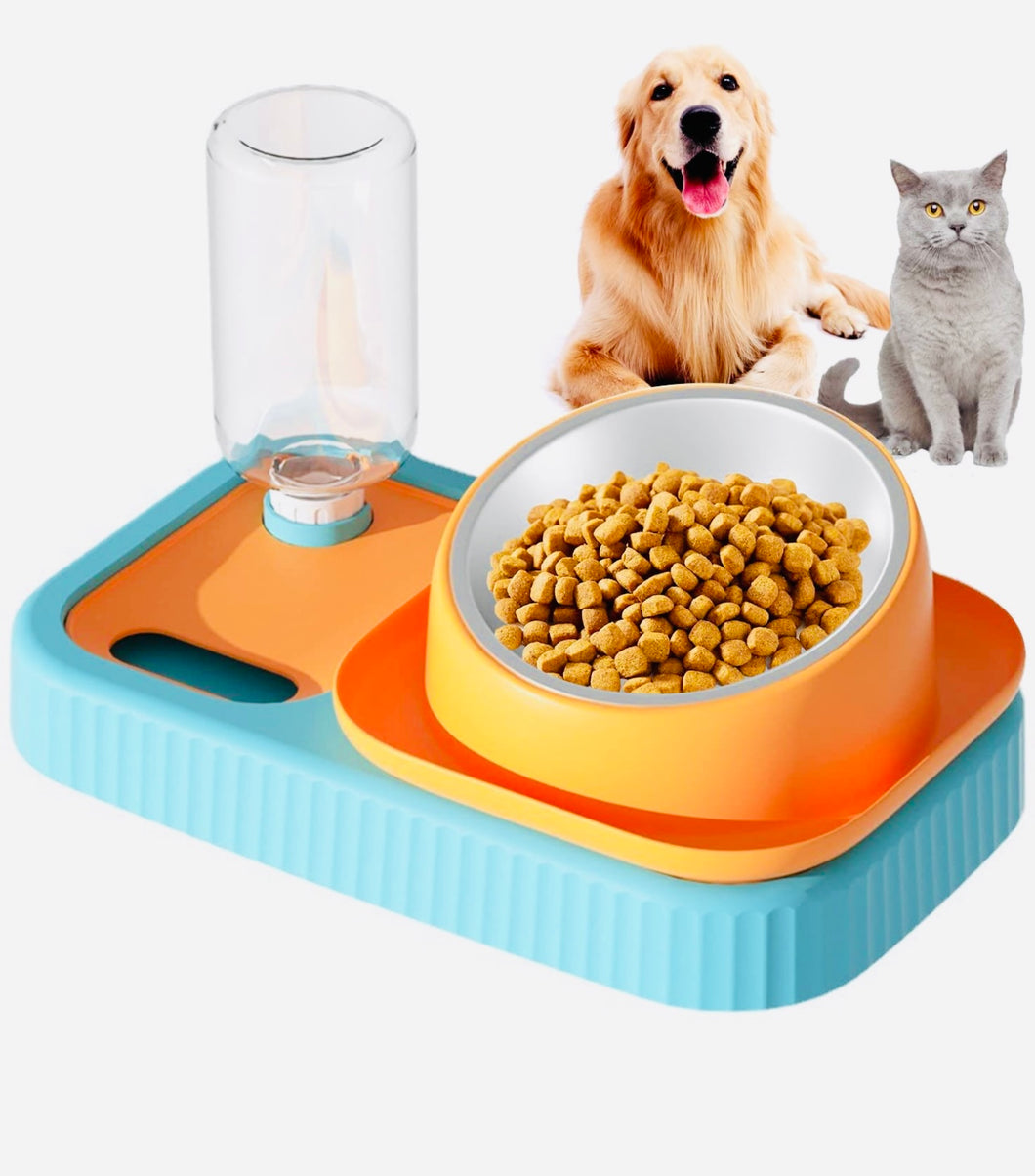 Cat water bawl 3 in 1 with automated water bottle