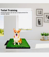 Load image into Gallery viewer, Dog portable indoor toilet training grass Mat 3 layers
