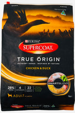 Load image into Gallery viewer, Supercoat true origin chicken and duck dog food 7kg
