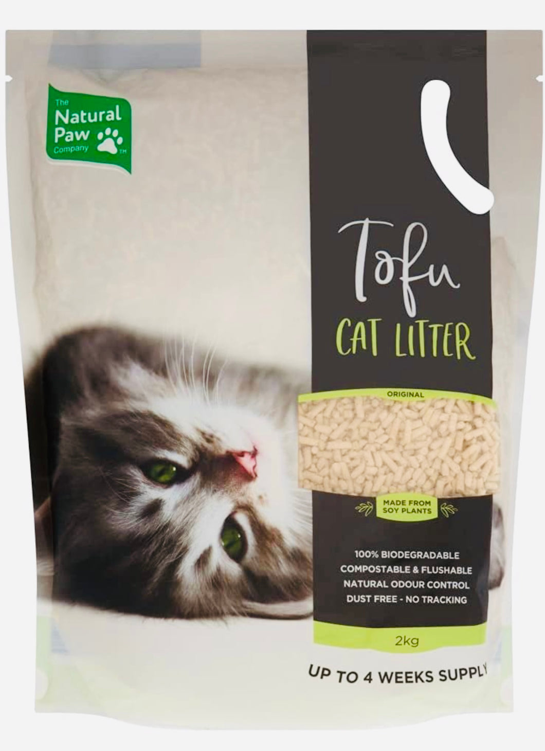 Tofu Cat Litter Natural Paw company 2kg