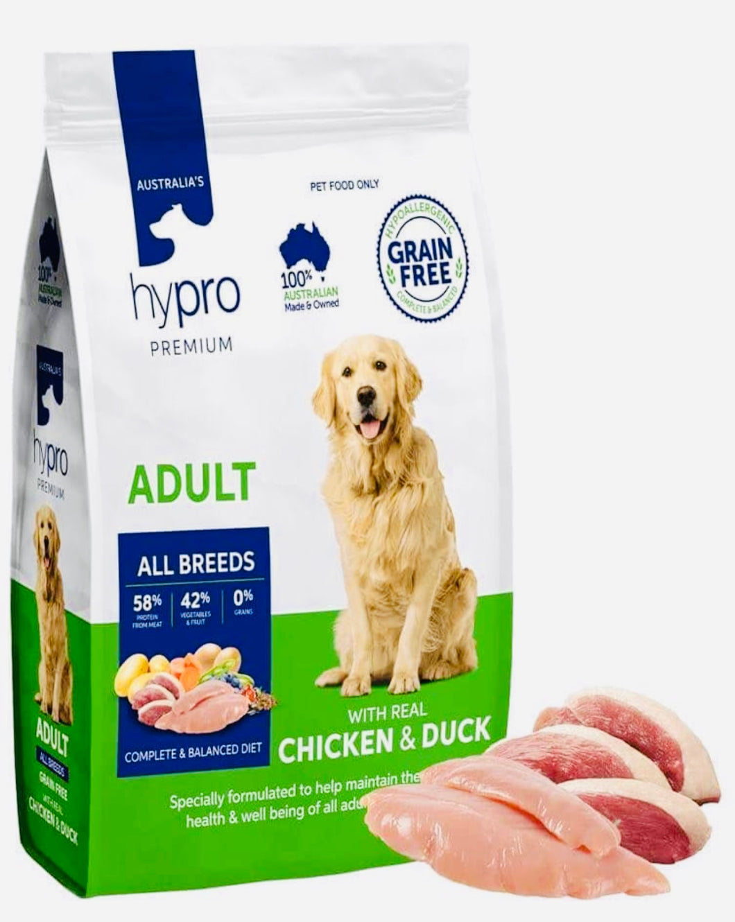 Hypro Chicken and duck dog food 2.5KG