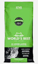 Load image into Gallery viewer, World’s best cat litter 12.7kg green clumping Unscented
