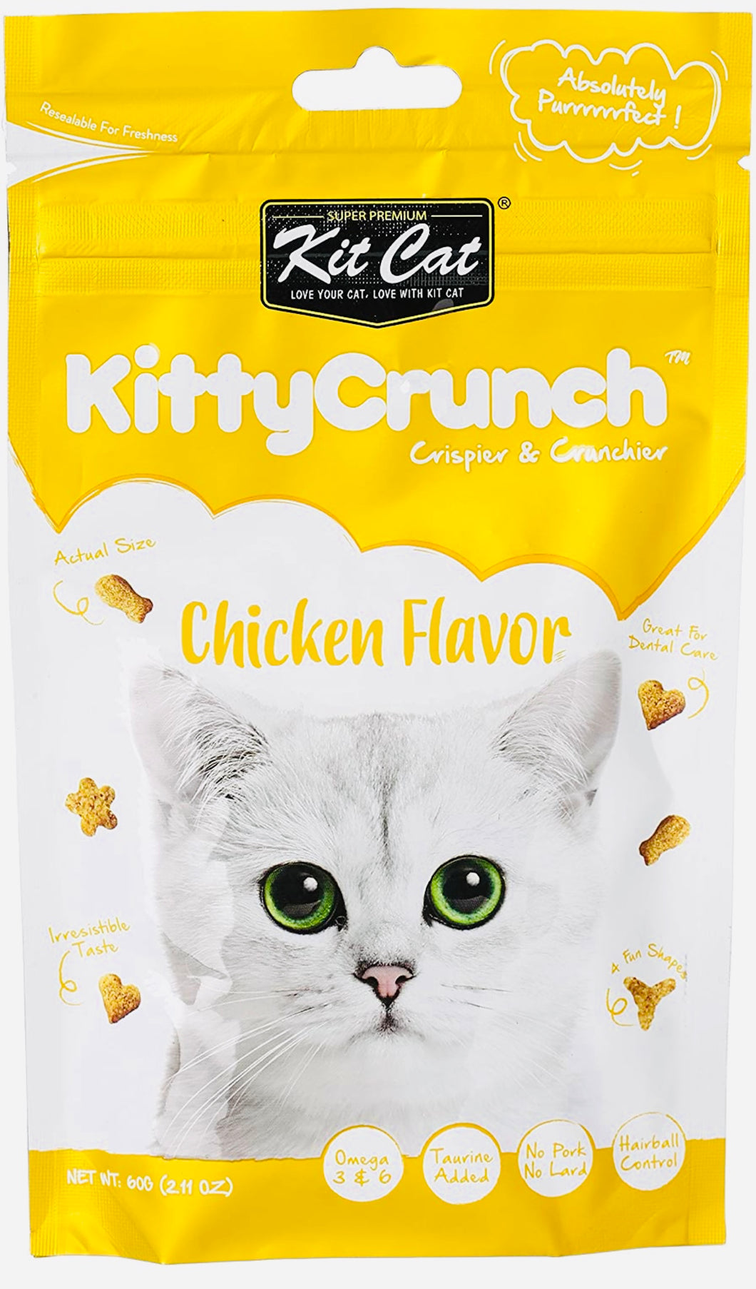 Kit cat kitty crunch chicken treat 60gm